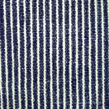 240GSM algodão de cânhamo Blue &amp; White Stripe tecido (QF13-0014)